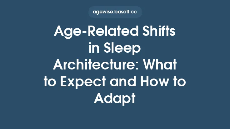 Age-Related Shifts in Sleep Architecture: What to Expect and How to Adapt Thumbnail
