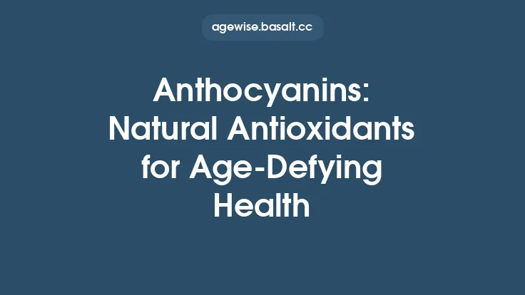 Anthocyanins: Natural Antioxidants for Age‑Defying Health Thumbnail