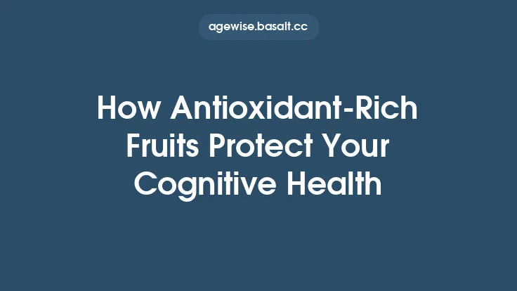 How Antioxidant‑Rich Fruits Protect Your Cognitive Health Thumbnail