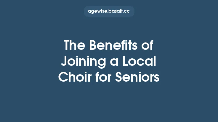 The Benefits of Joining a Local Choir for Seniors Thumbnail