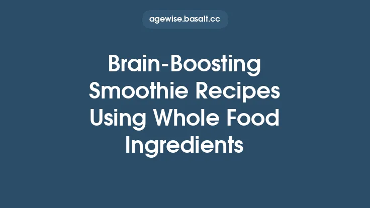 Brain‑Boosting Smoothie Recipes Using Whole Food Ingredients Thumbnail