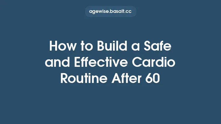 How to Build a Safe and Effective Cardio Routine After 60 Thumbnail