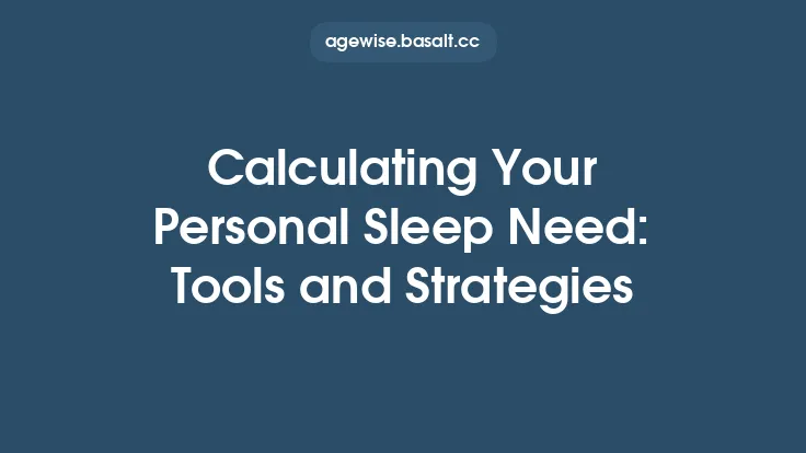Calculating Your Personal Sleep Need: Tools and Strategies Thumbnail