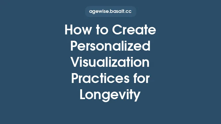 How to Create Personalized Visualization Practices for Longevity Thumbnail