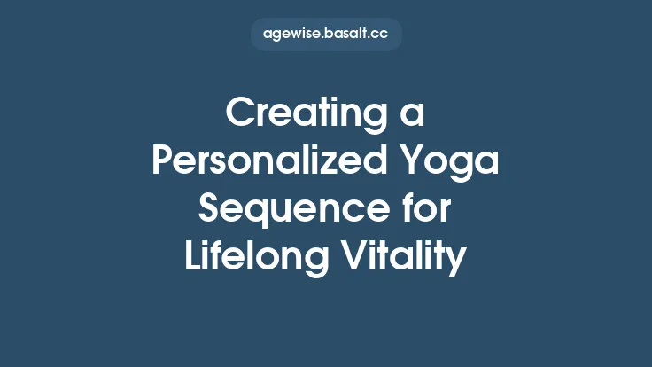 Creating a Personalized Yoga Sequence for Lifelong Vitality Thumbnail