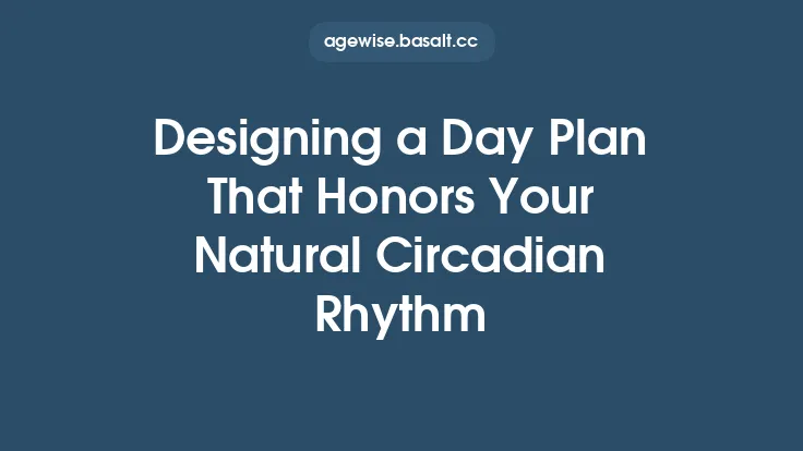 Designing a Day Plan That Honors Your Natural Circadian Rhythm Thumbnail