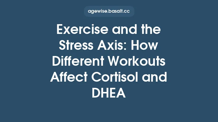 Exercise and the Stress Axis: How Different Workouts Affect Cortisol and DHEA Thumbnail