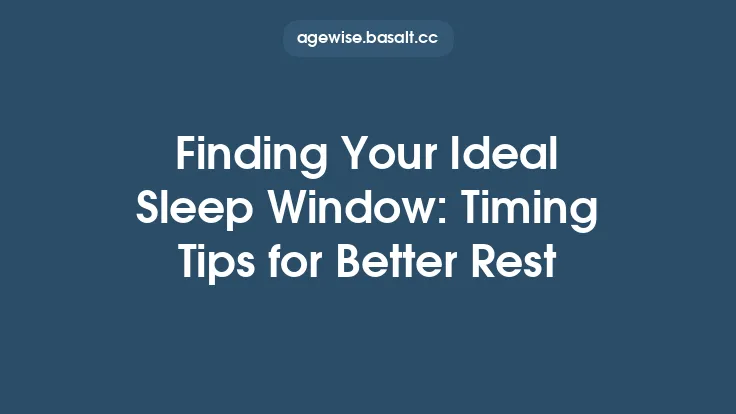 Finding Your Ideal Sleep Window: Timing Tips for Better Rest Thumbnail