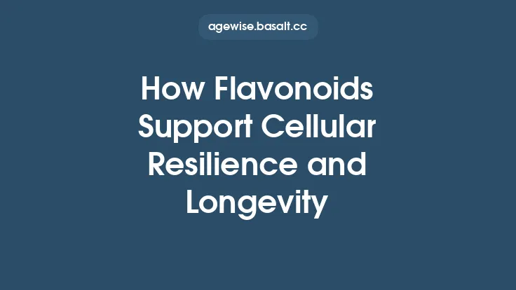 How Flavonoids Support Cellular Resilience and Longevity Thumbnail