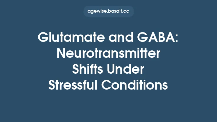 Glutamate and GABA: Neurotransmitter Shifts Under Stressful Conditions Thumbnail