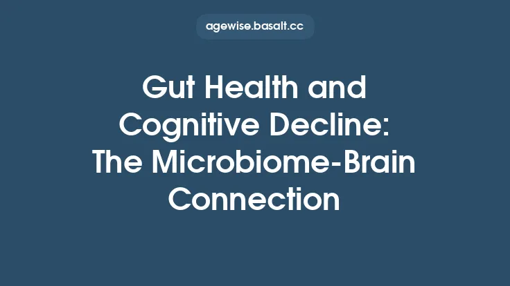 Gut Health and Cognitive Decline: The Microbiome‑Brain Connection Thumbnail