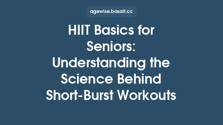 HIIT Basics for Seniors: Understanding the Science Behind Short‑Burst Workouts Thumbnail