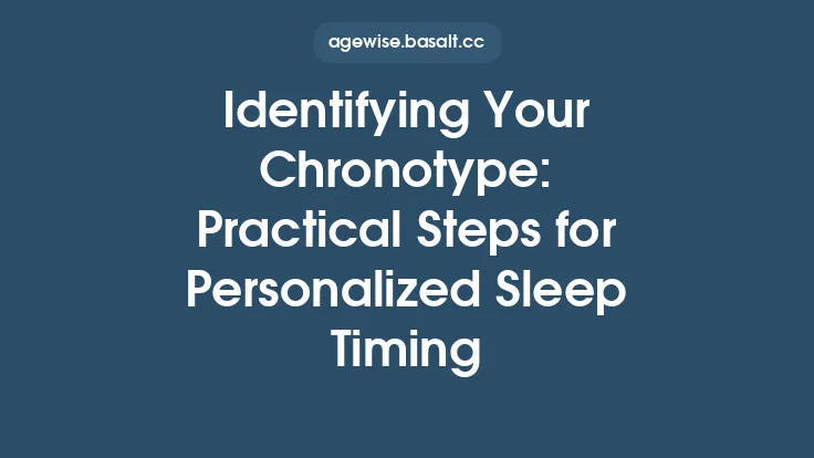 Identifying Your Chronotype: Practical Steps for Personalized Sleep Timing Thumbnail