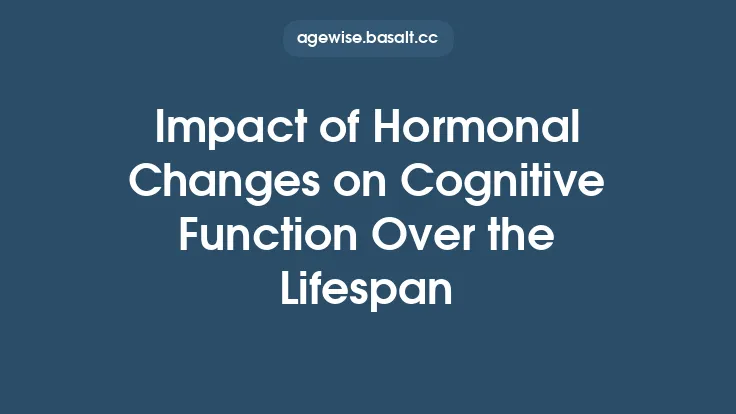 Impact of Hormonal Changes on Cognitive Function Over the Lifespan Thumbnail