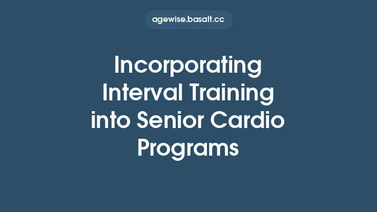 Incorporating Interval Training into Senior Cardio Programs Thumbnail