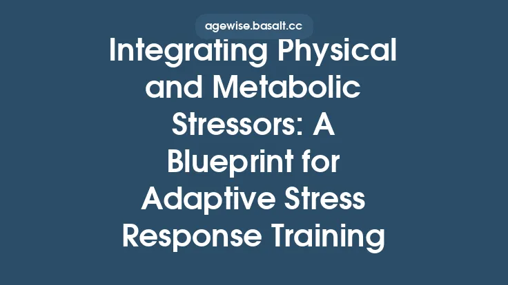 Integrating Physical and Metabolic Stressors: A Blueprint for Adaptive Stress Response Training Thumbnail