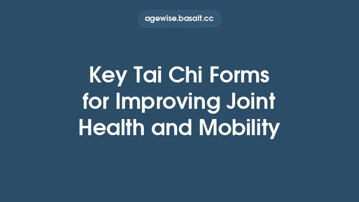 Key Tai Chi Forms for Improving Joint Health and Mobility Thumbnail