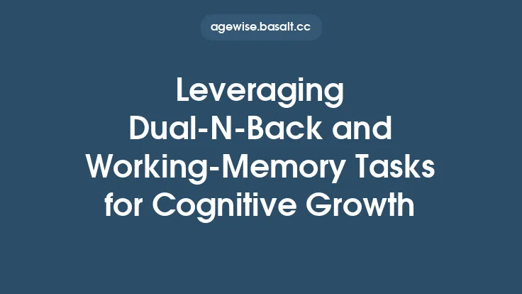 Leveraging Dual‑N‑Back and Working‑Memory Tasks for Cognitive Growth Thumbnail