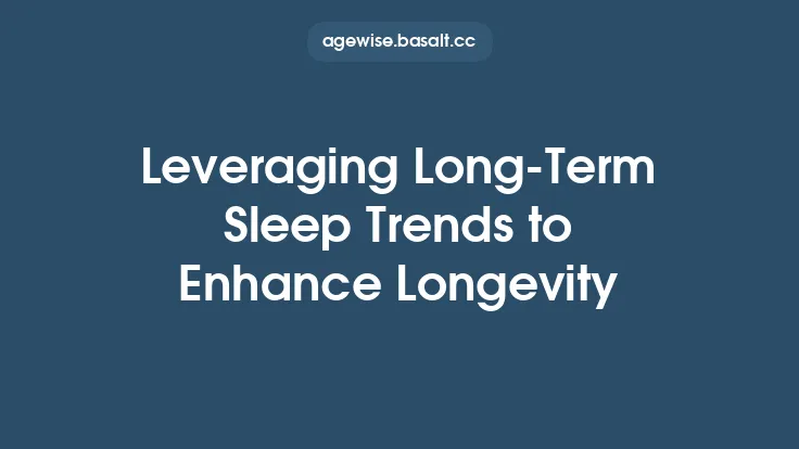 Leveraging Long‑Term Sleep Trends to Enhance Longevity Thumbnail