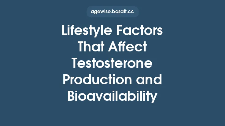Lifestyle Factors That Affect Testosterone Production and Bioavailability Thumbnail