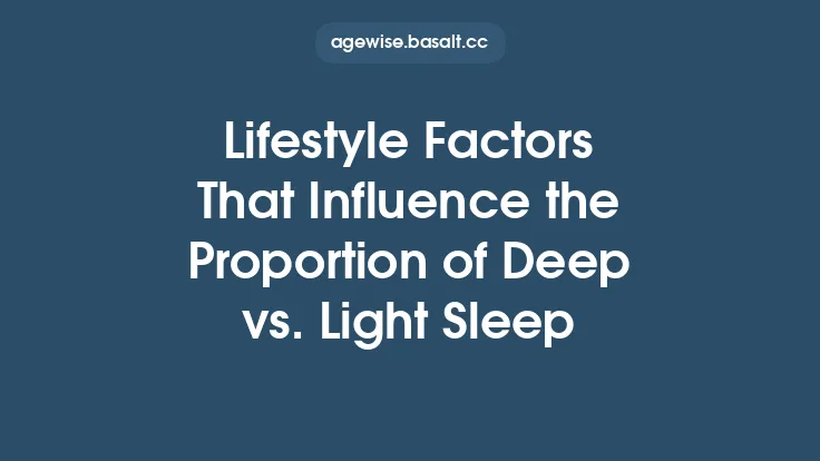 Lifestyle Factors That Influence the Proportion of Deep vs. Light Sleep Thumbnail
