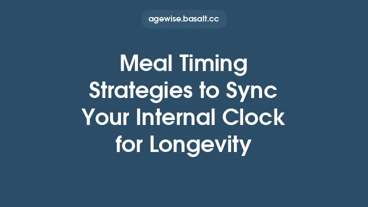 Meal Timing Strategies to Sync Your Internal Clock for Longevity Thumbnail