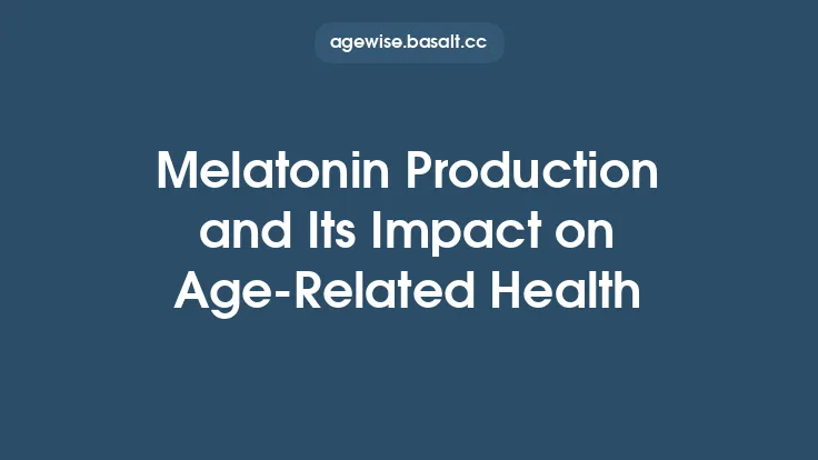 Melatonin Production and Its Impact on Age-Related Health Thumbnail