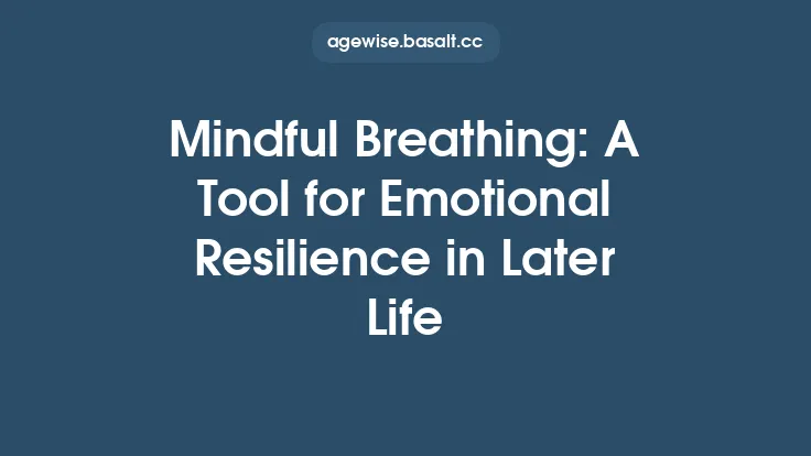 Mindful Breathing: A Tool for Emotional Resilience in Later Life Thumbnail