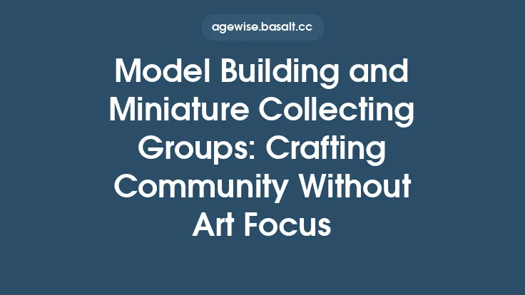 Model Building and Miniature Collecting Groups: Crafting Community Without Art Focus Thumbnail