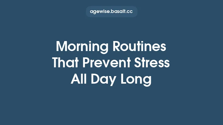 Morning Routines That Prevent Stress All Day Long Thumbnail