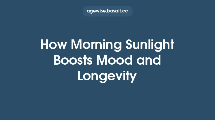 How Morning Sunlight Boosts Mood and Longevity Thumbnail
