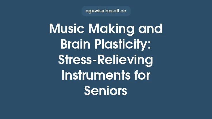 Music Making and Brain Plasticity: StressâRelieving Instruments for Seniors Thumbnail