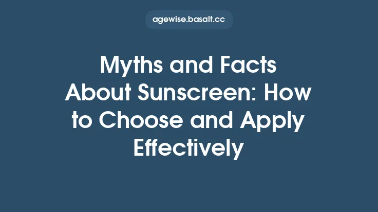 Myths and Facts About Sunscreen: How to Choose and Apply Effectively Thumbnail