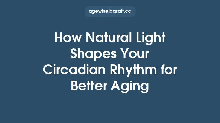 How Natural Light Shapes Your Circadian Rhythm for Better Aging Thumbnail