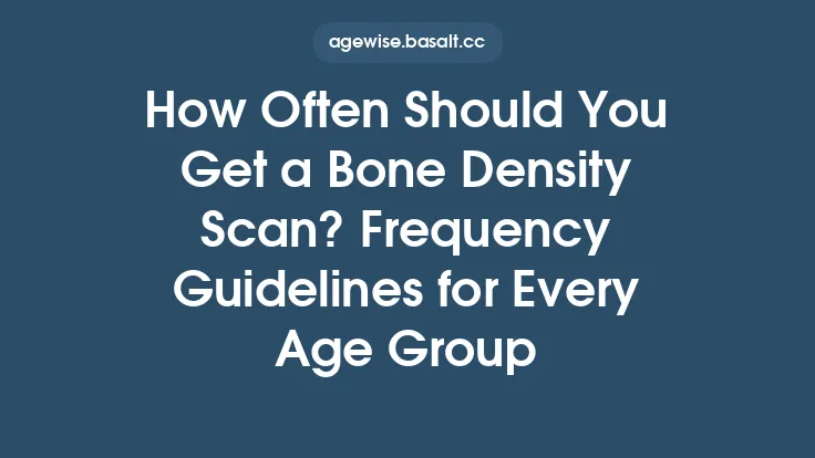How Often Should You Get a Bone Density Scan? Frequency Guidelines for Every Age Group Thumbnail