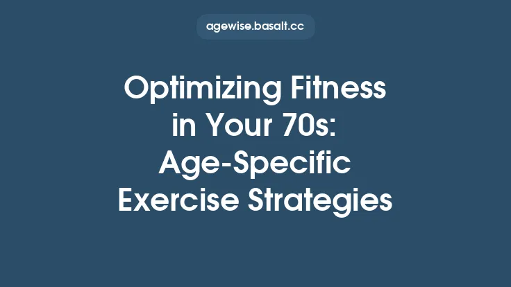 Optimizing Fitness in Your 70s: Age‑Specific Exercise Strategies Thumbnail
