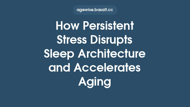 How Persistent Stress Disrupts Sleep Architecture and Accelerates Aging Thumbnail