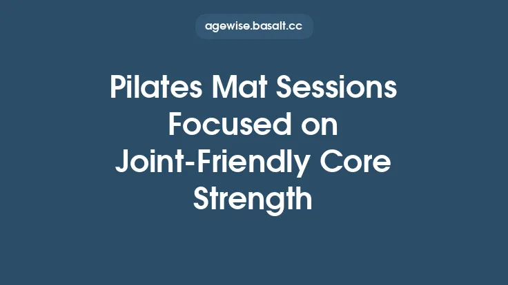 Pilates Mat Sessions Focused on Joint‑Friendly Core Strength Thumbnail