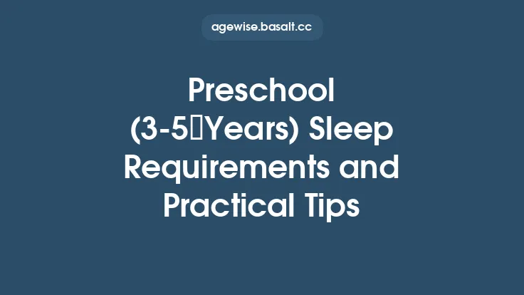 Preschool (3‑5 Years) Sleep Requirements and Practical Tips Thumbnail