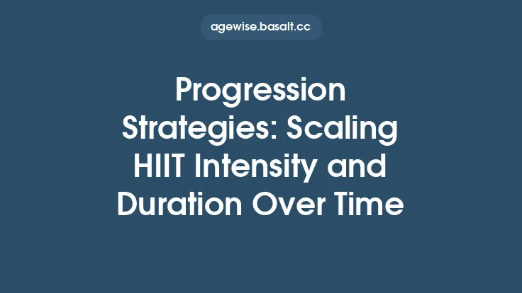 Progression Strategies: Scaling HIIT Intensity and Duration Over Time Thumbnail