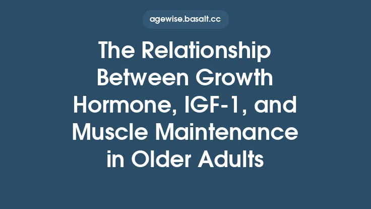The Relationship Between Growth Hormone, IGF‑1, and Muscle Maintenance in Older Adults Thumbnail