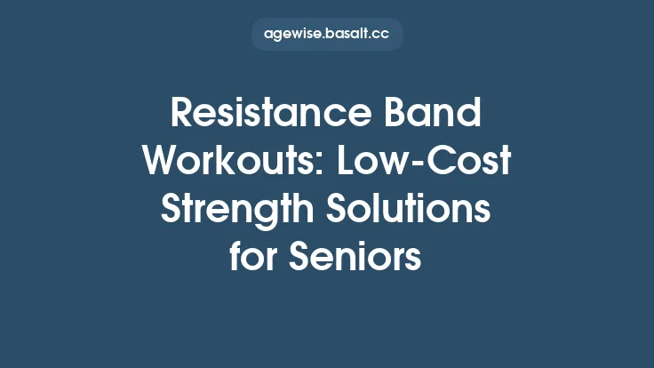Resistance Band Workouts: Low‑Cost Strength Solutions for Seniors Thumbnail