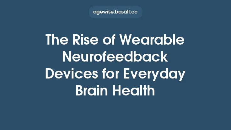 The Rise of Wearable Neurofeedback Devices for Everyday Brain Health Thumbnail