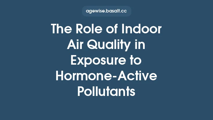 The Role of Indoor Air Quality in Exposure to Hormone‑Active Pollutants Thumbnail
