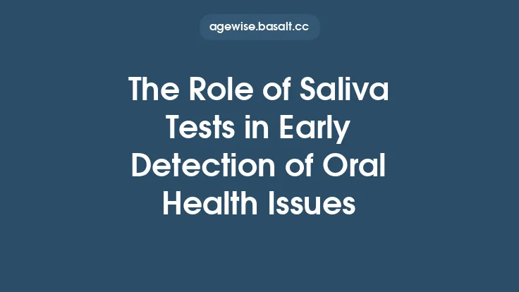The Role of Saliva Tests in Early Detection of Oral Health Issues Thumbnail