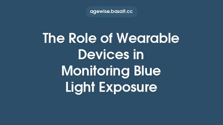 The Role of Wearable Devices in Monitoring Blue Light Exposure Thumbnail