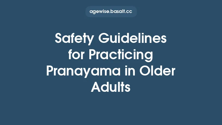 Safety Guidelines for Practicing Pranayama in Older Adults Thumbnail