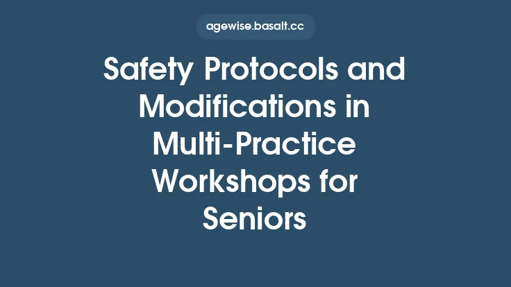 Safety Protocols and Modifications in Multi‑Practice Workshops for Seniors Thumbnail