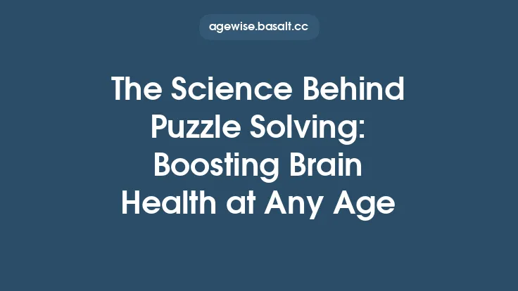 The Science Behind Puzzle Solving: Boosting Brain Health at Any Age Thumbnail
