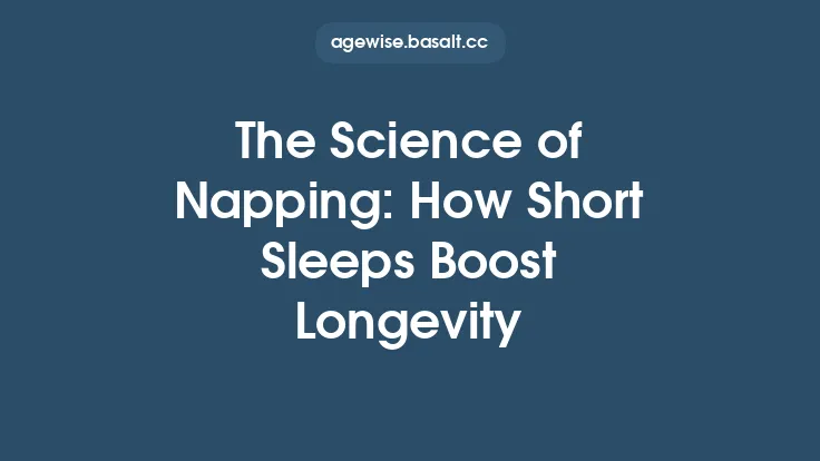The Science of Napping: How Short Sleeps Boost Longevity Thumbnail